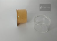 Clear Small Round Clear Plastic Containers Food Grade Material Transparent Color