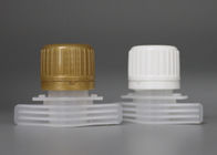 Food Grade Plastic Spout Caps / Reclosable Screw Cap Resist To 83 Degree
