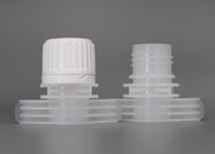 Clear Plastic Spout Suction Nozzle Caps With Double Gaps 16mm Inner Diameter