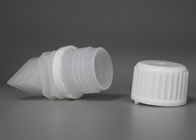 Clear Plastic Spout Suction Nozzle Caps With Double Gaps 16mm Inner Diameter