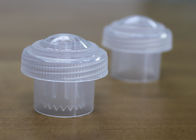 Transparent Creative Press Type Plastic Bottle Caps For Beverage Powder Packaging