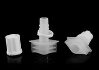 6.3mm Outer Dia Plastic Spout Screw Nozzle Caps Press Sealed On Doypack