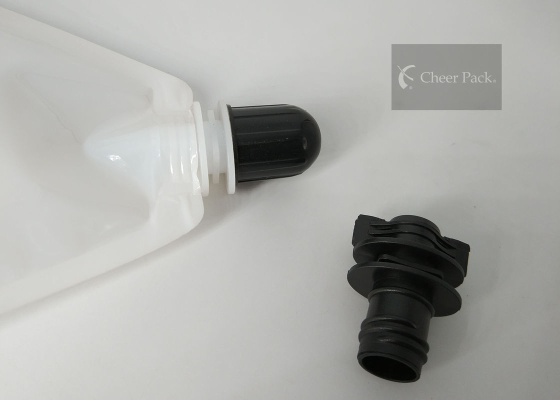 Food Grade Pour Spout Caps Durable For Doypack Pouch , Round Type Cap