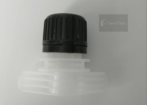Outer Dia 18mm HDPE Plastic Spout Cap For Liquid Doypack Packaging