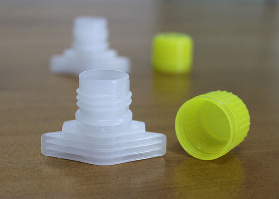 1mm Thickness Plastic Spout Caps Combine With Flexible Packaging Granules Bags