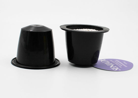 Black 28.5mm 6g Heat Seal Lid Nespresso Coffee Capsules