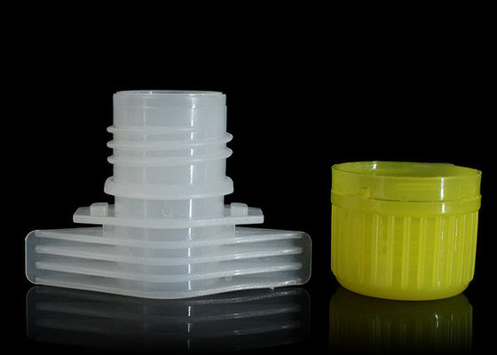 Tamper - Proof  Plastic Bottle Caps For Spout Flexible Packaging Personalized