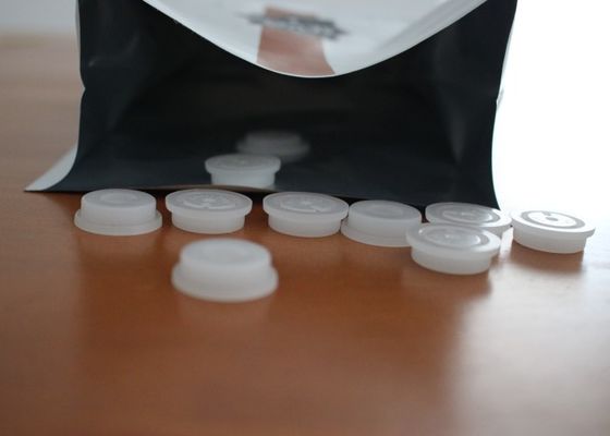 Coffee Ventilation Degassing Valve For 250g Flat Bottom Pouches
