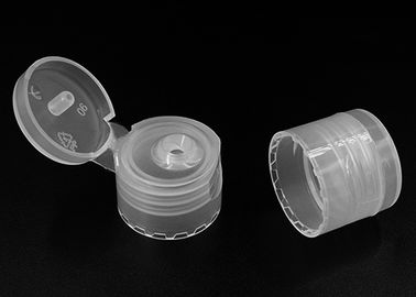 Clear 20mm Inner Diameter Glossy Plastic Bottle Cap Food Grade