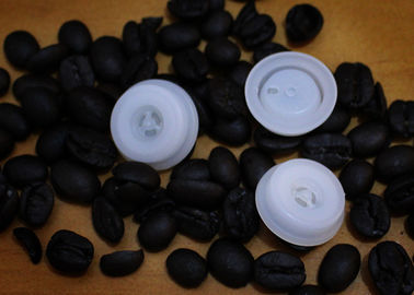 Plastic Air Degassing Valve For Coffee Packaging Tin Tie Bags