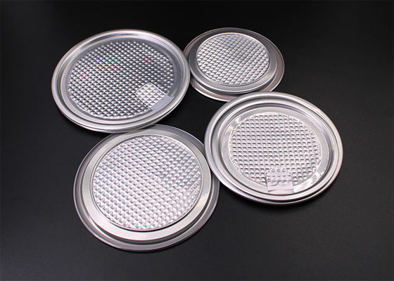 0.6mm Peel Off Aluminum Foil Seal Cap Liners For Can Tin Customized