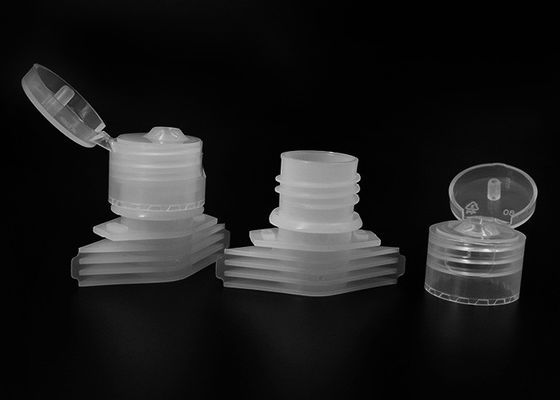 Spout Nozzle Closure 20mm Flip Top Caps for cosmetic pouch