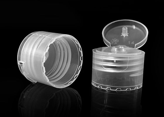 Non Spill 18mm Plastic Flip Top Cap Makeup Bottle Packaging