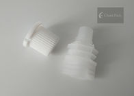 PE Material 8.6mm Flip Spout Cap For Beverage Pouch Packing , Professinal Customized