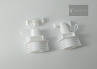 White Security Plastic Twist Spout Cap 22Mm Heat Seal Size , OEM/ODM Available
