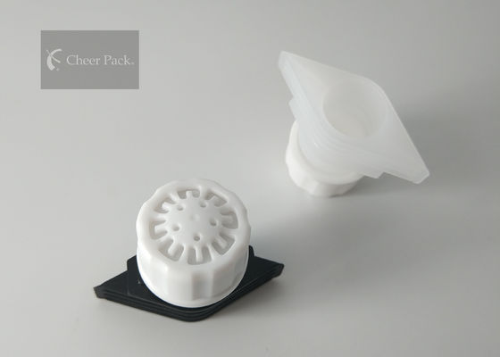 Professional 16 Mm Plastic Spout Caps For Stand Up Doypack , OEM ODM Service