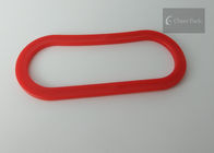 Red Color Shopping Bag Carry Handle , Plastic Handles For Bags 3.5cm Width