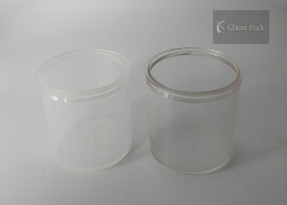 Clear Small Round Clear Plastic Containers Food Grade Material Transparent Color