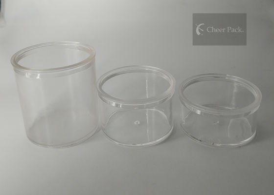 Safety Small Round Plastic Containers With Sealing Film , 1.6 Mm Thickness