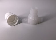 Diameter 9.6mm Matetrial PE White Color Plastic Spout Cap For Jelly Bag