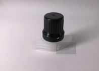Black Color Polyethylene Twist Spout Cap 9.6mm For Stand Up Pouch