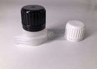 White Or Black Color PE Material Spout Cap Heat Seal Laundry Detergent Bag