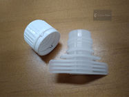 Anti- Theft Ring Type Plastic Spout Caps Food Grade With White Color