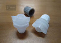 Polyethylene Round Twist Top Cap 12mm For Plastic Bag / Pouch , Plastic Material