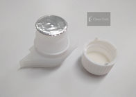 Full Seal Type Plastic Spout Caps 18 Millimeter Outer Diameter For Fruit Juice Pouch
