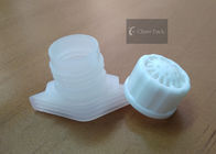 White Food Grade Twist Spout Cap For Plastic Bag , 52mm Heat Seal Size