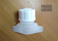 Professional Plastic Pour Spout Caps Food Grade For Doypack / Stand Up Pouch