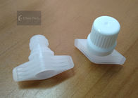 Pure White Plastic Twist Top Cap For Stand Up Pouch OEM ODM Service