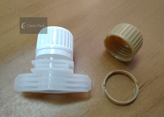 Doypack Pouch Plastic Spout Caps 16 Mm Dia Leak Proof Suction Nozzle Cap