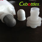 Different Styles White PE Flip Spout Cap With 150C Thickness , OEM ODM Service