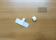 Plastic PE Material Twist Pour Spout Caps White Color Diameter 4mm