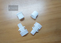 12mm Oval Shape White Plastic Spout Caps Food Grade PE Material