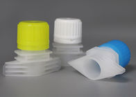 Colorful Plastic Spout Screw Cap For Stand Up Pouches Automatic Filled