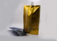 Clear Plastic Spout Doy Pack Liquid Spout Bags PET / VMPET / PE OEM Printed