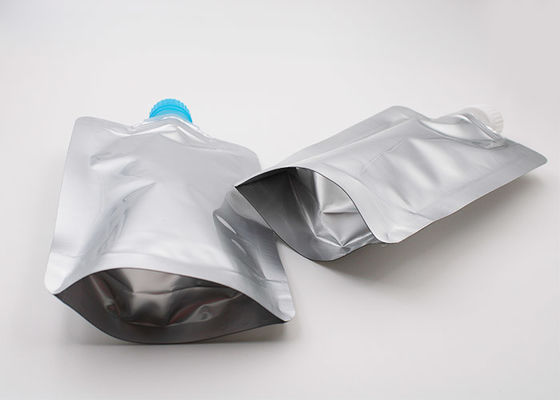 Water Proof Jelly Liquid Stand Up Pouch With Spout Packaging 100ml / 200ml