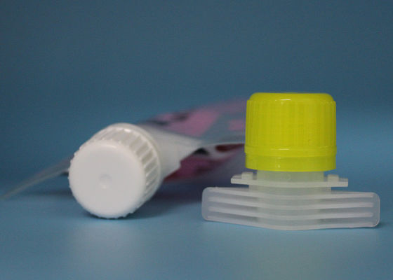 Easy Tear Ring Plastic Spout Caps Full Size For Medicine Paste Package