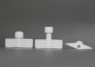 White Polyethylene Plastic Twist Spout Cap For Comestic Flexible Package