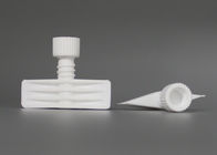 White Polyethylene Plastic Twist Spout Cap For Comestic Flexible Package