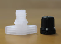 Leak Proof PP / PE Plastic Pour Spout Cover Corner On 300ML Liquid Flexible Bags