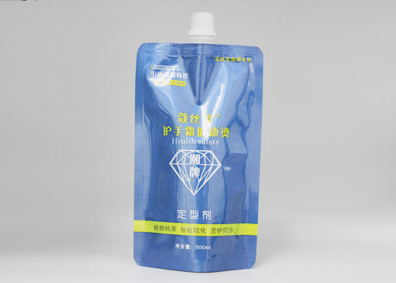Non Spill Reusable Pour Stand Up Pouch With Spout For Gel Package