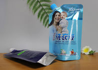 Custom Handle Laminated Doypack Packing Bags With Spout For Liquid Juice