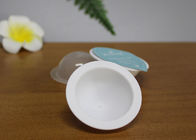 Round Plastic Mini Capsule Pack For Powder Lotion Volumn 8g White Color