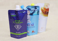 Customize Handle Plastic Doypack Liquid Nozzle Spout Bags For Laundry Detergent