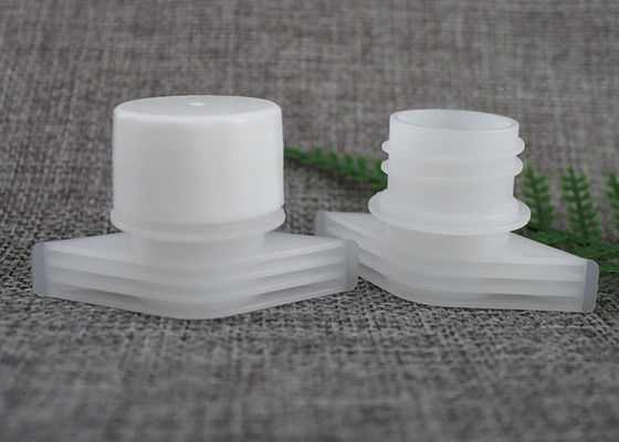 Flexible Packaging Bag Spout Caps In Plastic PE Food Grade 24.5 Nozzle Outer Diameter