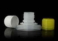 Tamper - Proof  Plastic Bottle Caps For Spout Flexible Packaging Personalized