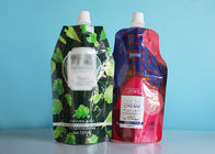 Custom  Eco Friendly Spout Pouch Bags In Stand Up Bottom For Liquid Refill Soap Pack